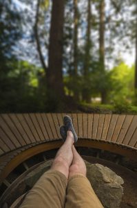 Jason getting some serenity at Orchard Recovery Center, photo copyright Jason Wilde
