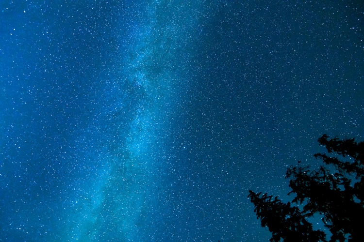 Enjoy a view of the Milky Way from Bowen Island