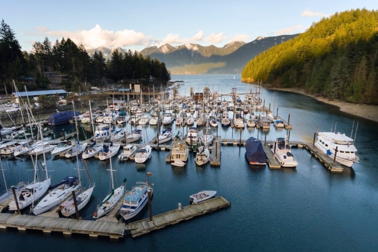 The Union Steamship Marina at Bowen Island