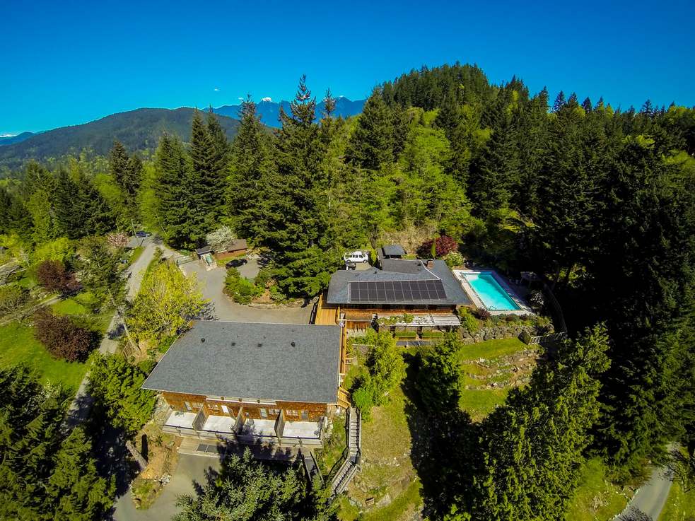 Orchard Recovery Residence nestled in the trees on Bowen Island
