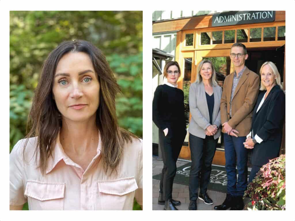 Barb Metcalfe, family program director, and Orchard Recovery’s clinical and admin team.