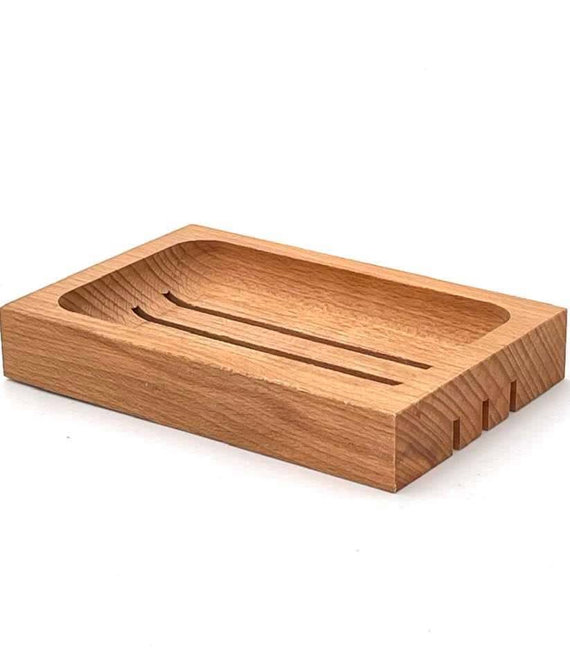 Holzseifenschale aus Buchenholz M2
