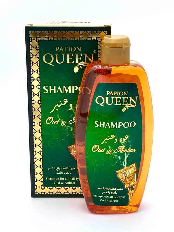 Alepposeifen-Shampoo Amber & Oud, 400ml (2,47€/100g)