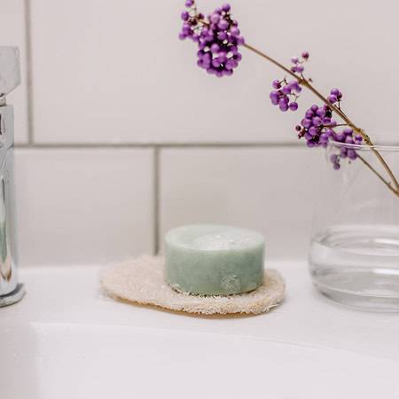 Seifenablage aus Luffa – Bild 3