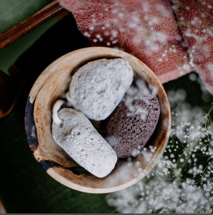 Bimsstein Vulkan schwarz/braun - Croll&Denecke – Bild 2