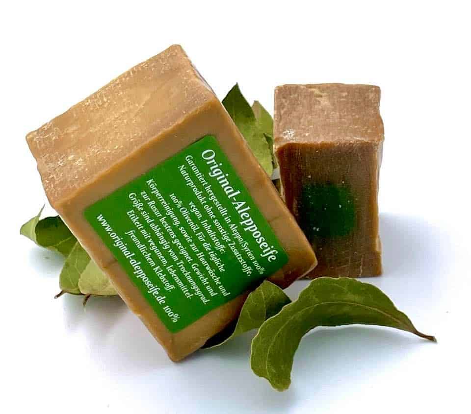 Alepposeife 100% Olivenöl - 4 Jahre Reifezeit - ca. 180g (2,90€/100g)