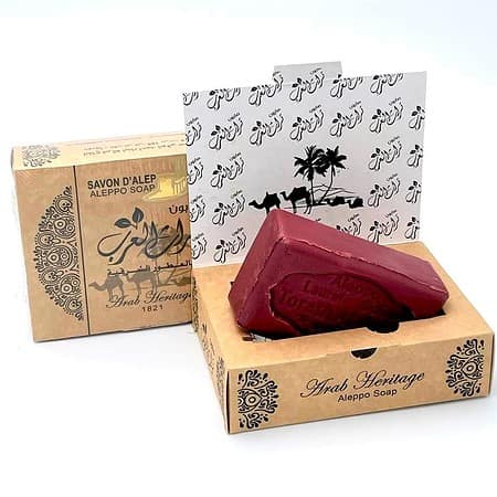 Wieder im Shop: Alepposeife Premium von Sabouni - Duft: Rose 150g (5,26€/100g)