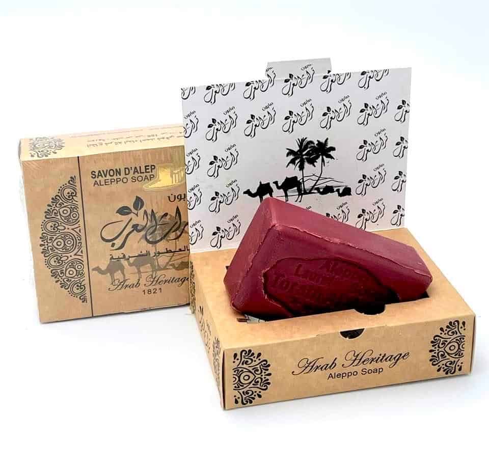 Wieder im Shop: Alepposeife Premium von Sabouni - Duft: Rose 150g (5,26€/100g)