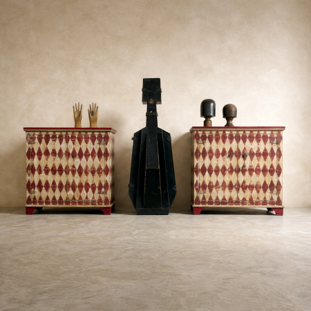 Harlequin Painted Cupboard