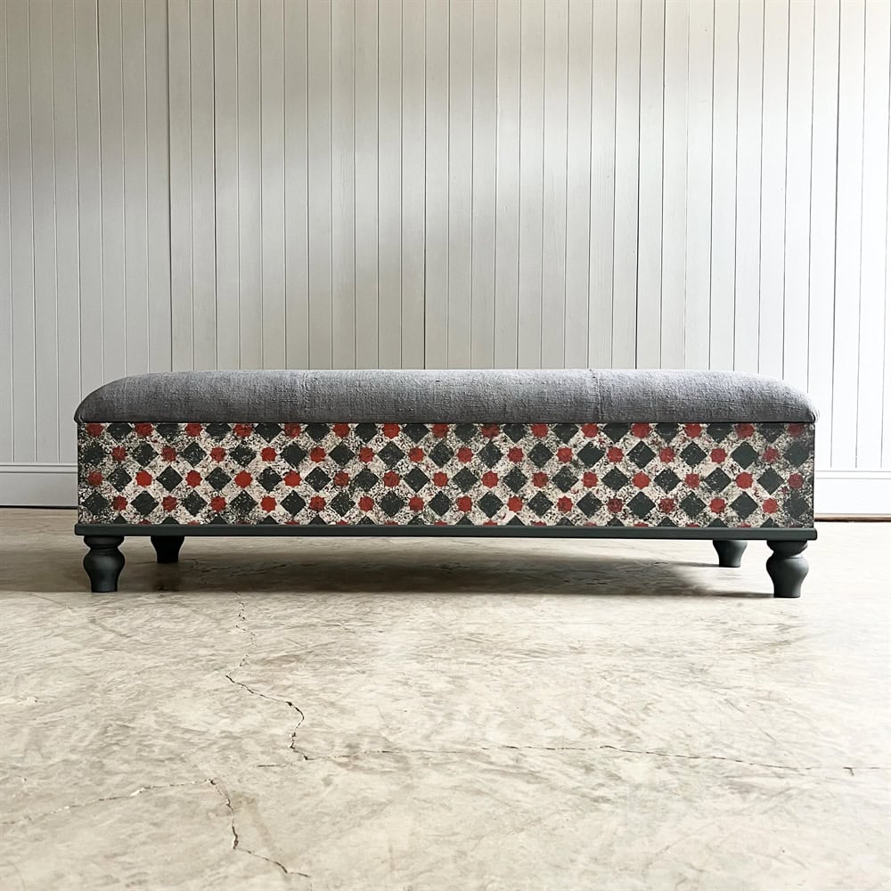 Grain Sack Footstool - Image 13