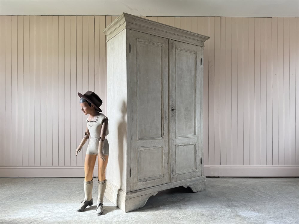 Antique Painted Italian Cupboard - Image 4