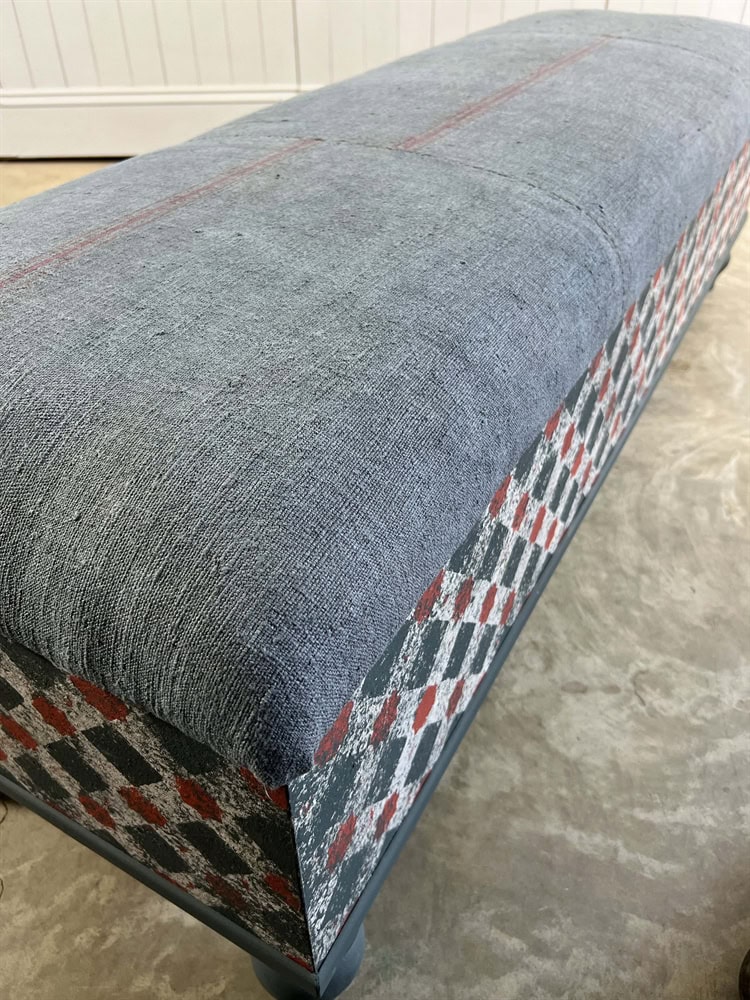 Grain Sack Footstool - Image 11