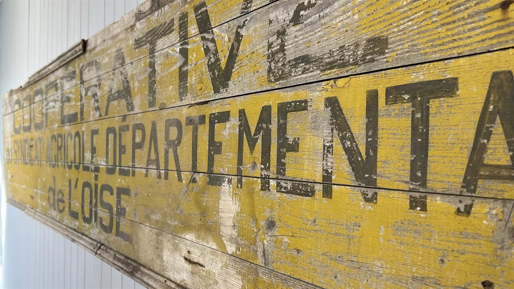 Large Antique French Sign - Image 11