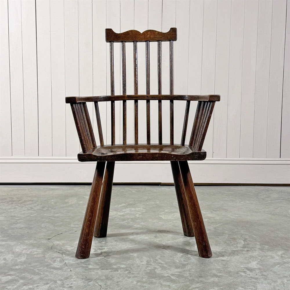 antique windsor chair elm oak