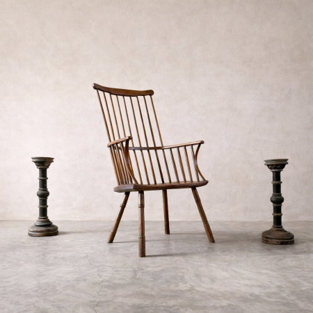 18th Century Comb Back Stick Chair