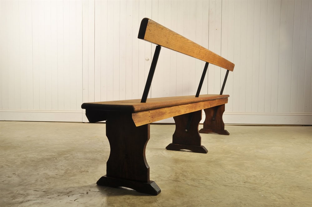 Victorian Church Bench - Image 6