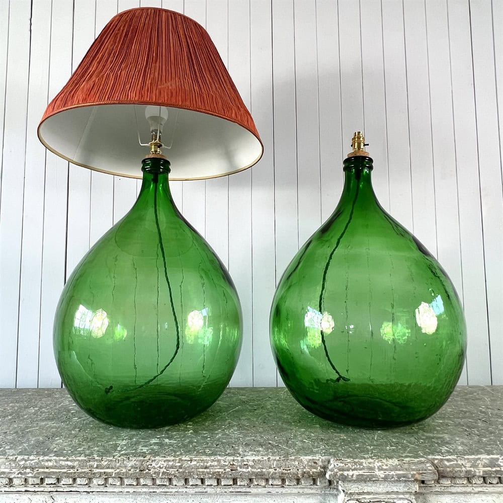 Large Italian Bottle Lamps - Image 6
