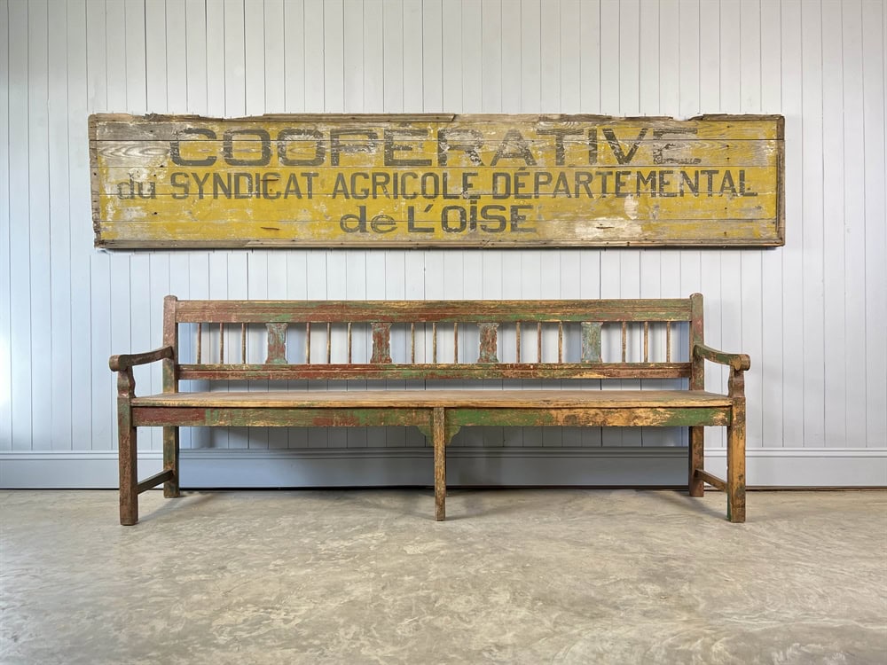 Large Antique French Sign - Image 5