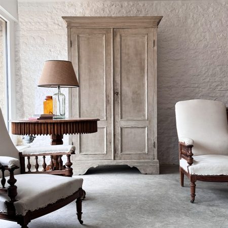 Antique Painted Italian Cupboard