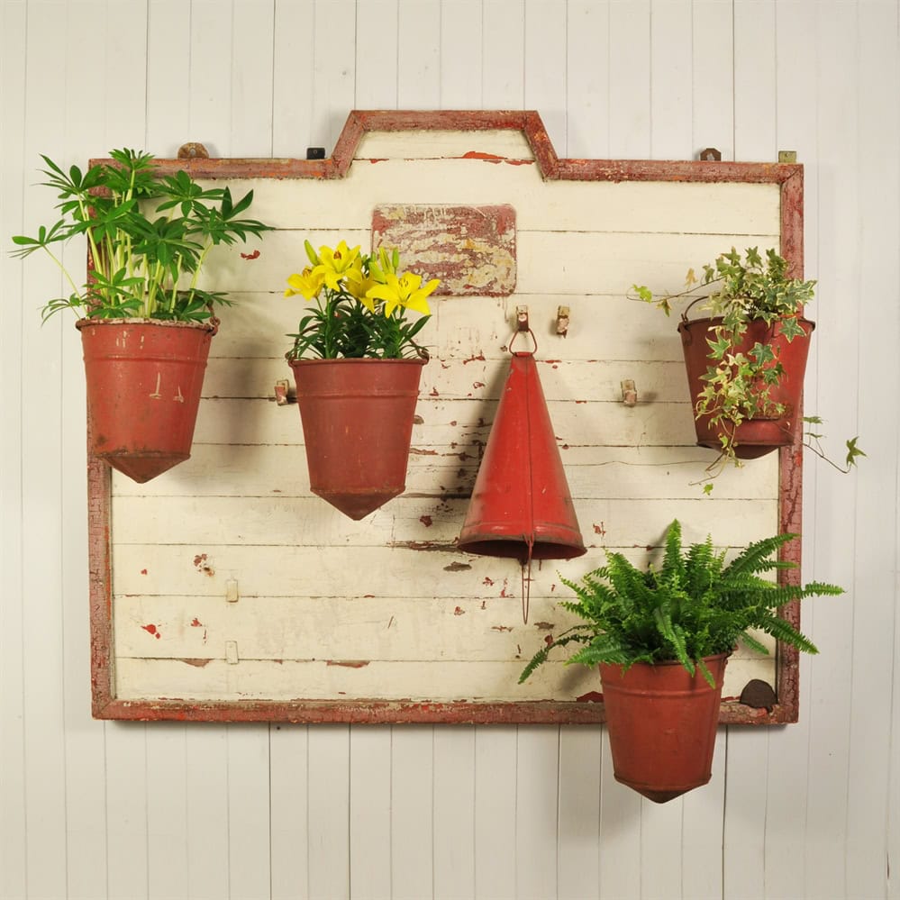 Antique Fire Bucket Panel