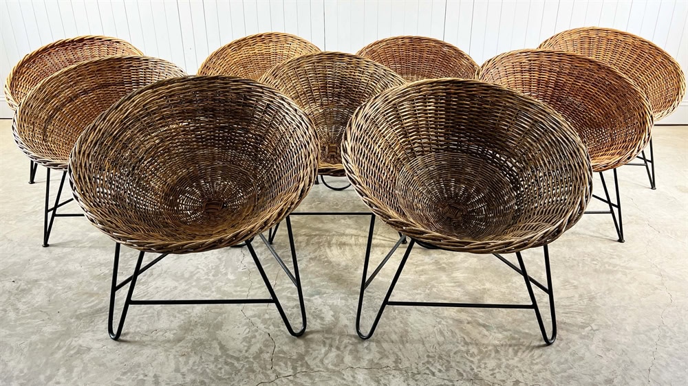 Mathieu Matégot’s Wicker Chairs - Image 9