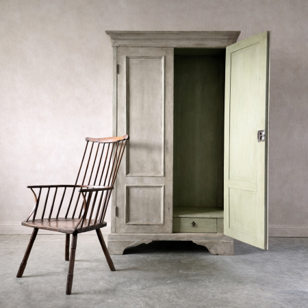 Antique Painted Italian Cupboard