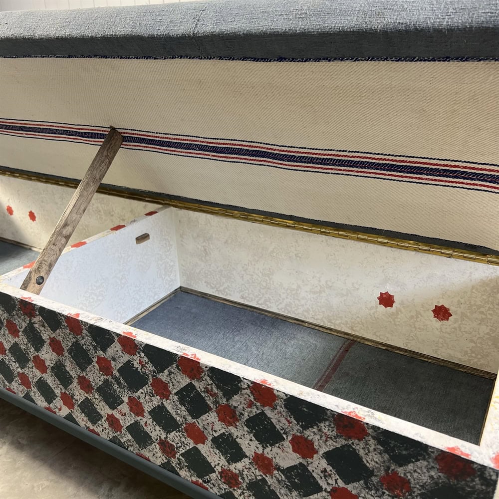 Grain Sack Footstool - Image 6