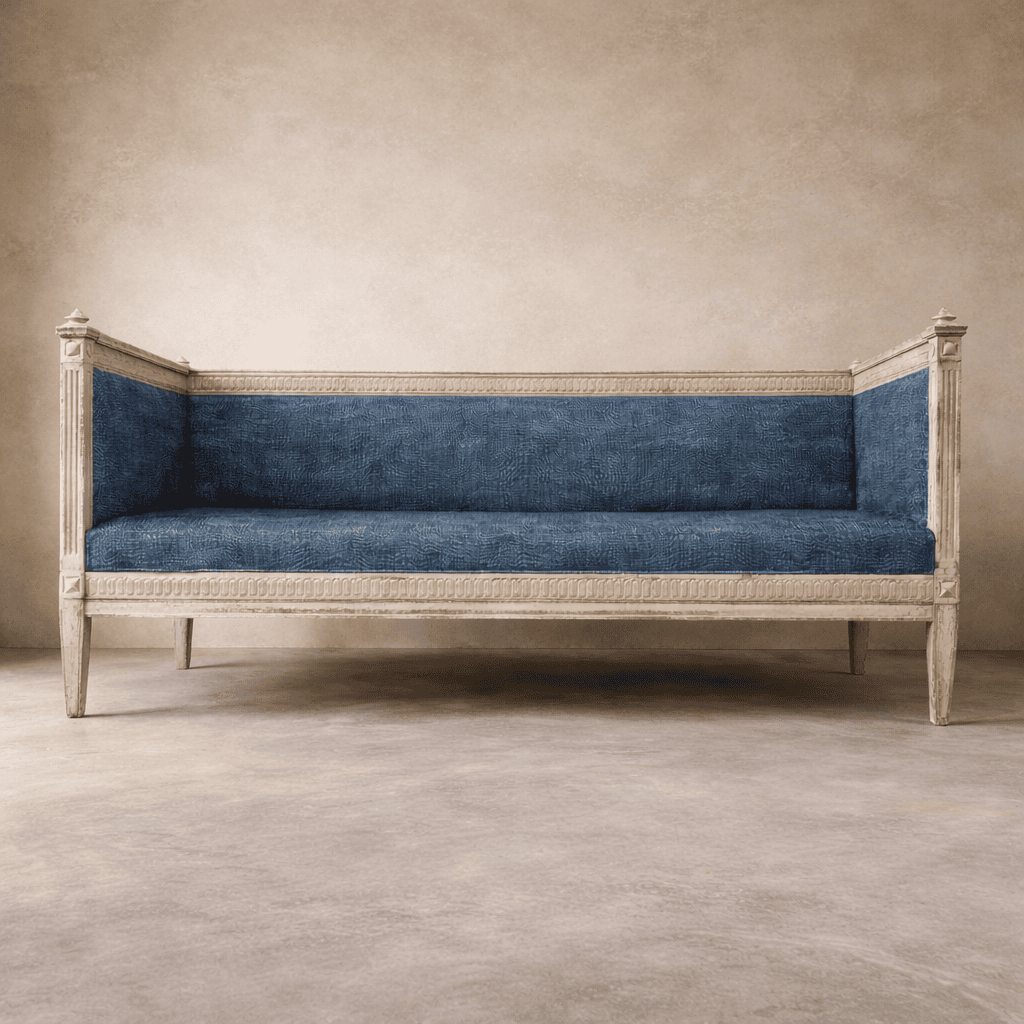 Antique Gustavian Bench / Settle - Image 13