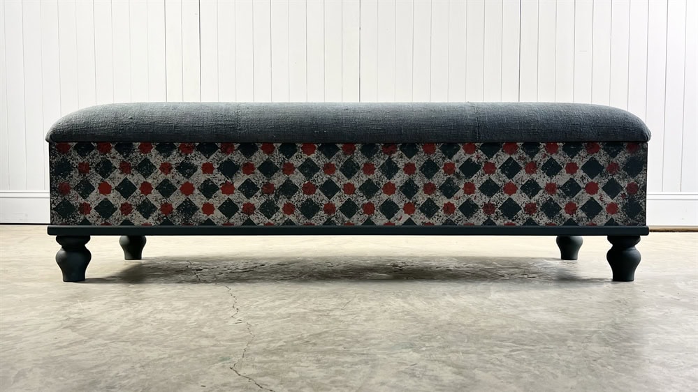 Grain Sack Footstool - Image 10