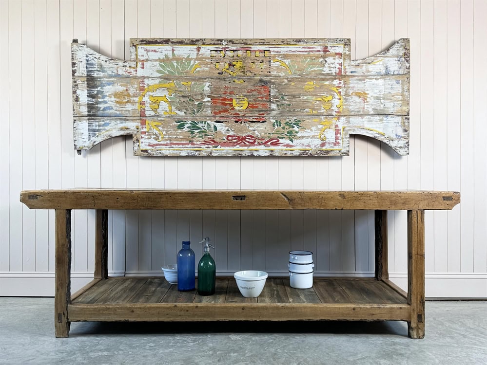 Vintage French Festival Sign - Image 9