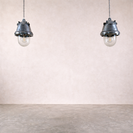 Salvaged Copper Mine Lights