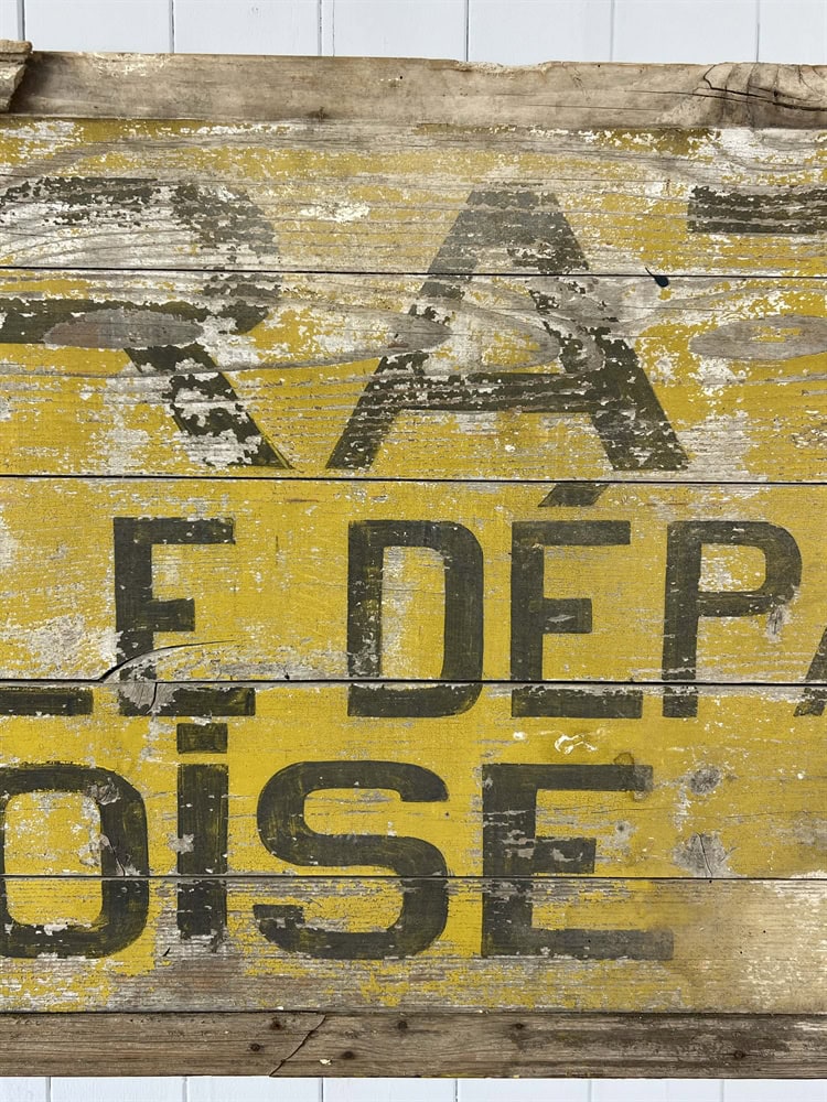 Large Antique French Sign - Image 9