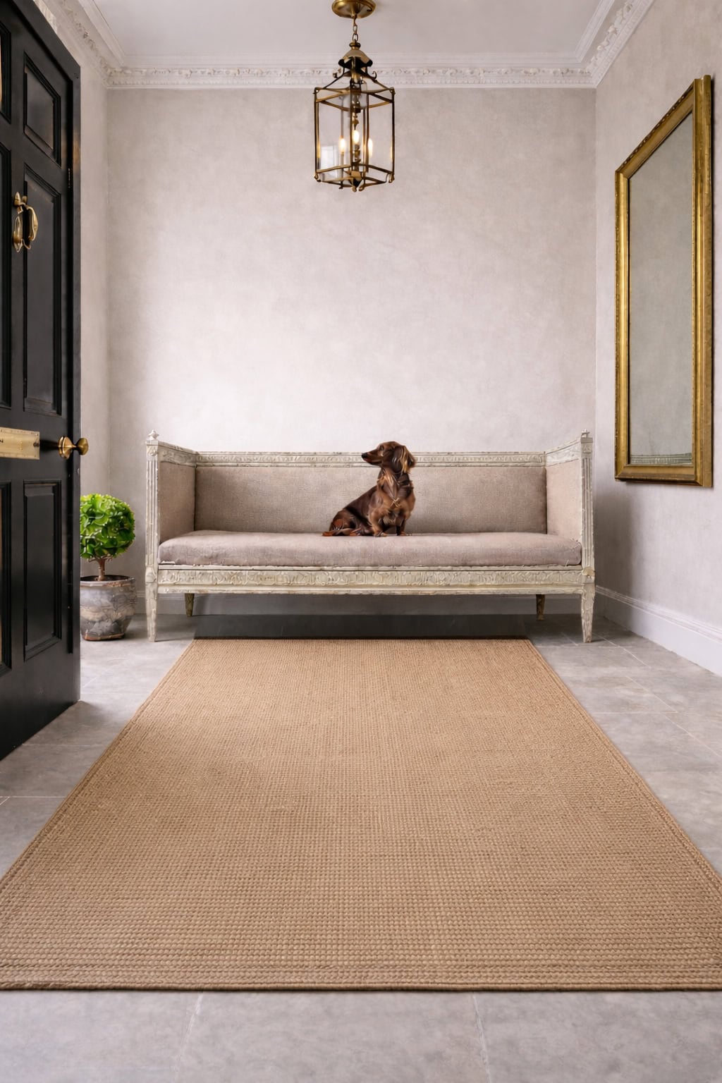 Antique Gustavian Bench / Settle - Image 2