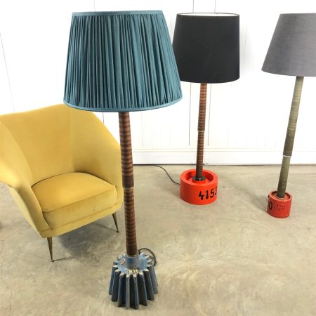 Upcycled Bobbin Standard Lamp