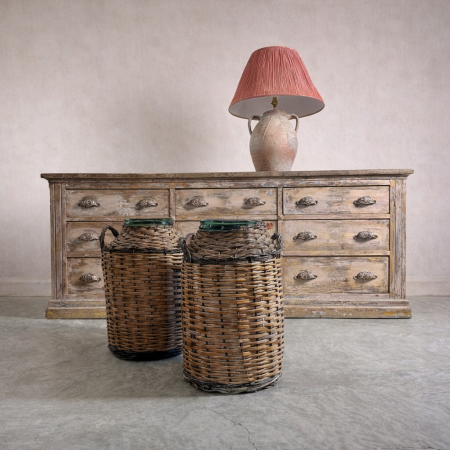 Vintage Industrial bank of drawers