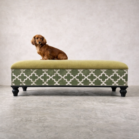 Moorish-Inspired Trellis Bench