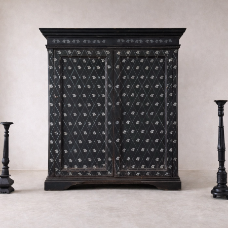 Painted Italian Linen Press