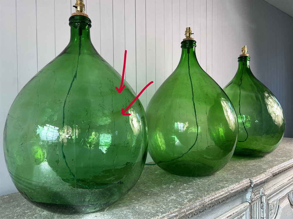 Large Italian Bottle Lamps - Image 13