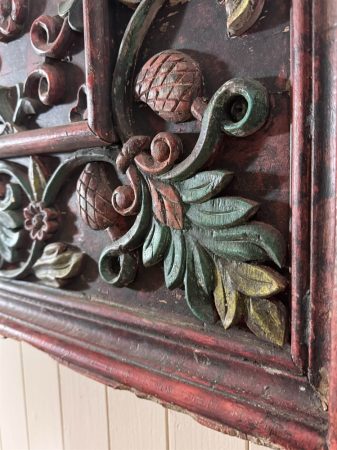 Decorative Carved Antique Panel
