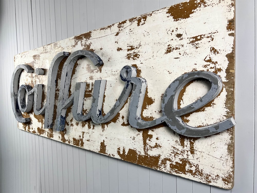 Large Vintage Hairdressers Sign - Image 10