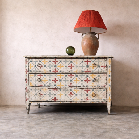 Spanish Geometric Chest of Drawers