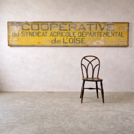 Large Antique French Sign