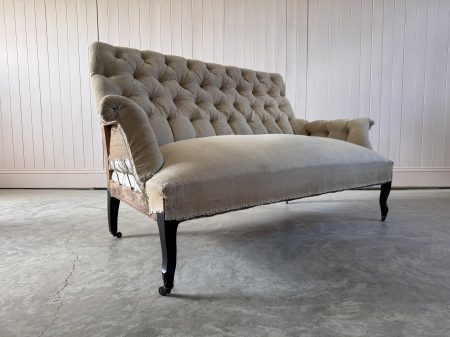 French Button Backed Sofa