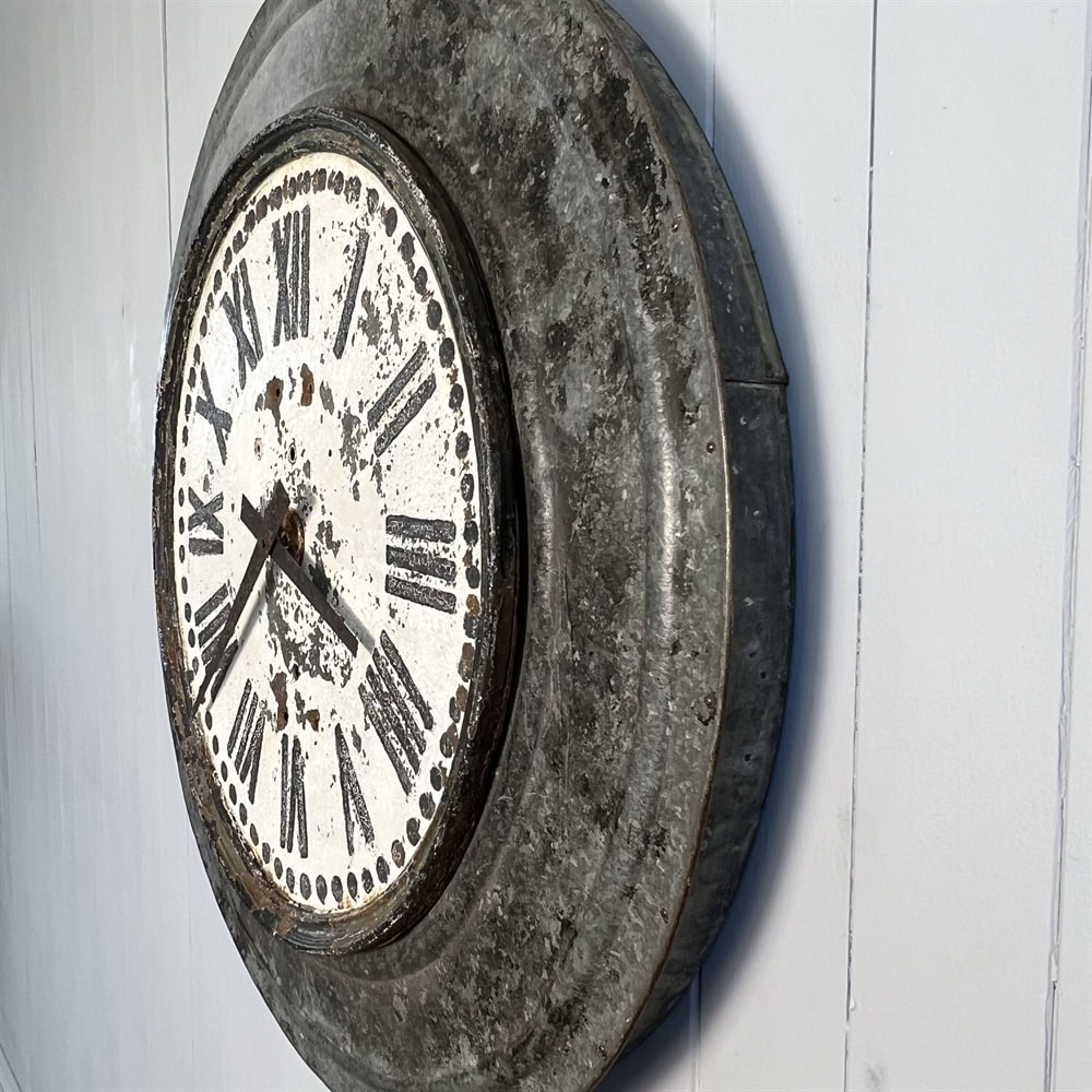 Zinc Tower Clock 19th Century - Image 3