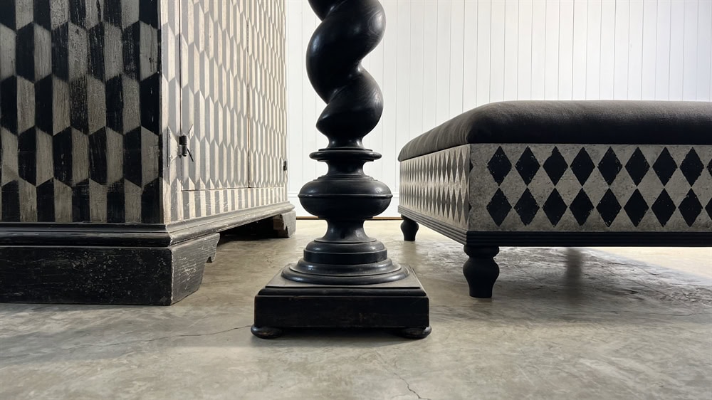 Harlequin Painted Cupboard - Image 6