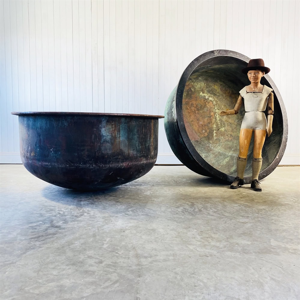 C19th Copper Cheese Vats