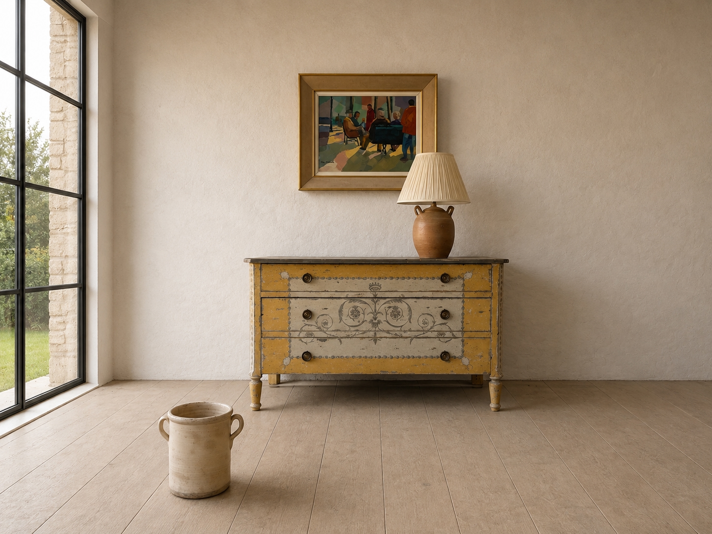 French Stoneware Jar Lamps - Image 3