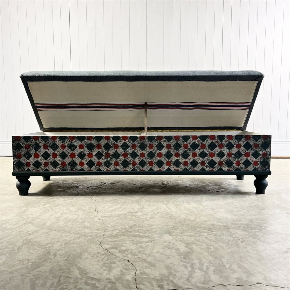 Grain Sack Footstool - Image 12