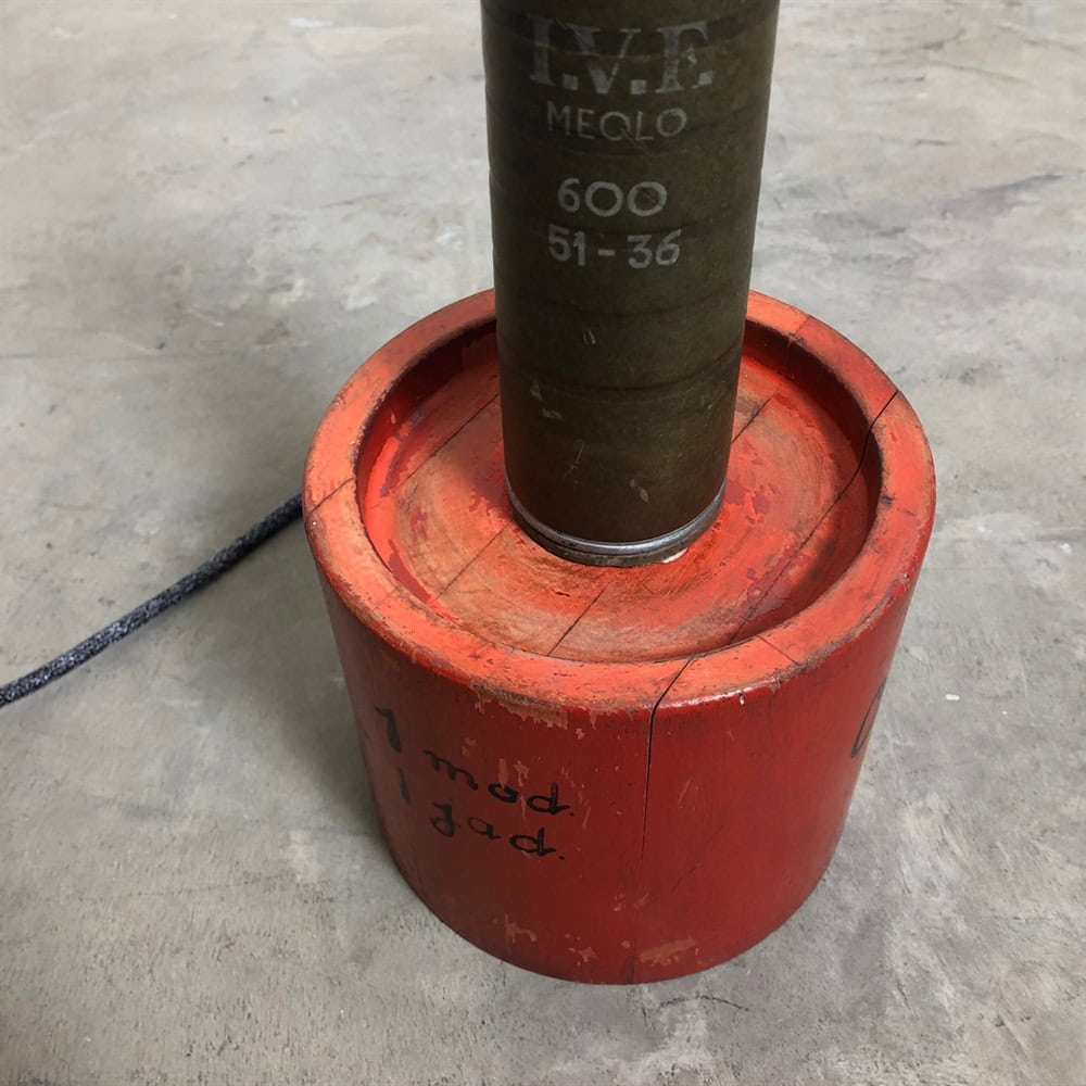 Upcycled Bobbin Standard Lamp - Image 6