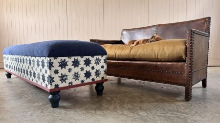 Spanish Leather Sofa